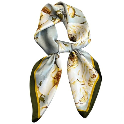 MAIRY Silk Hair Wrap for Sleeping Lightweight Satin Hijab Square Bandana Neckerchief for Women Large Headscarf Silk Wrap Scarves, GBSD07908 | Amazon (UK)