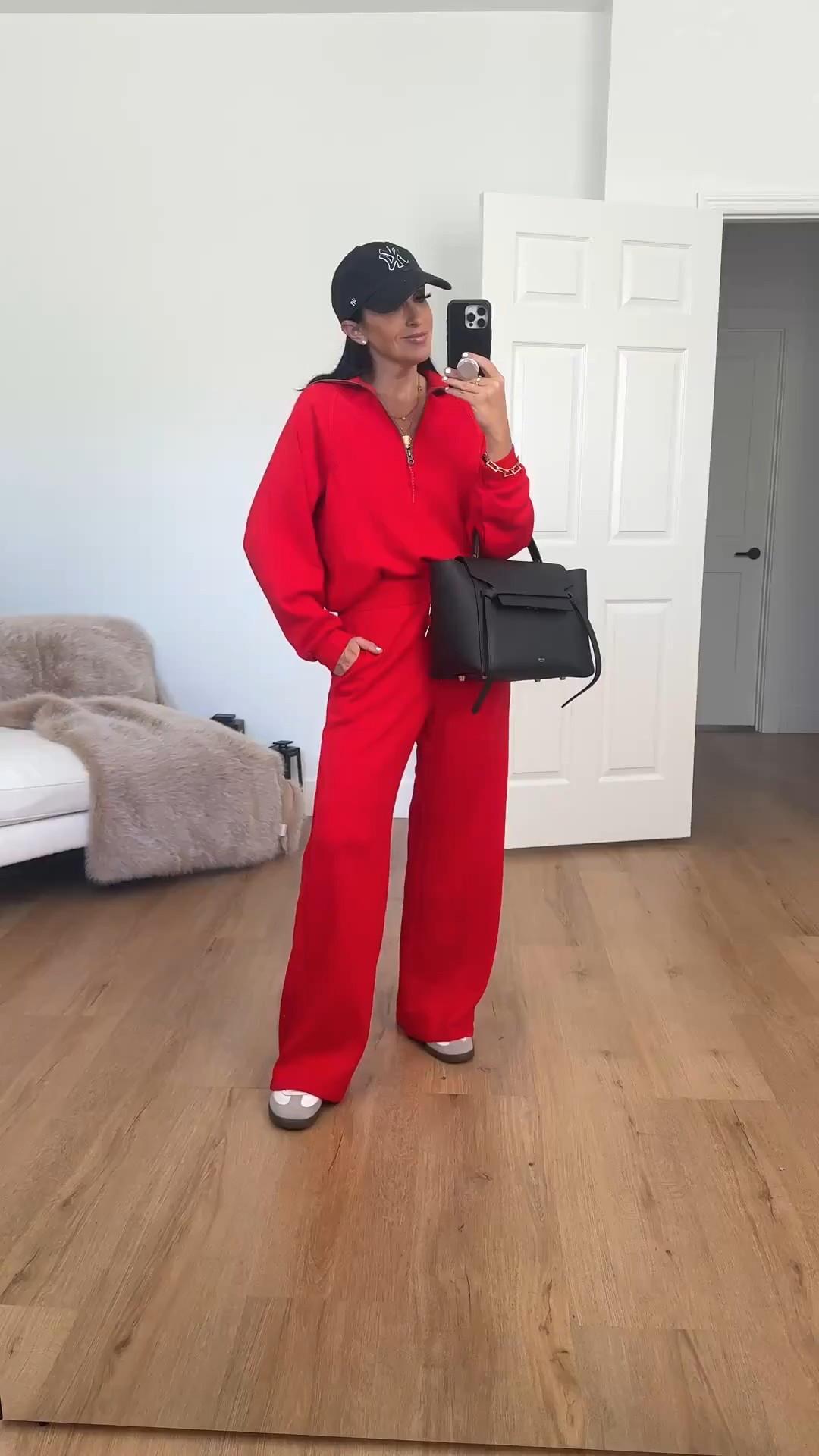 Feels like Spanx two piece set wearing size medium. 