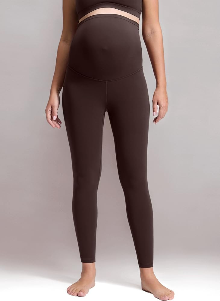 CRZ YOGA Women's Butterluxe Maternity Leggings 28" - Workout Pregnancy Activewear Belly Buttery S... | Amazon (UK)