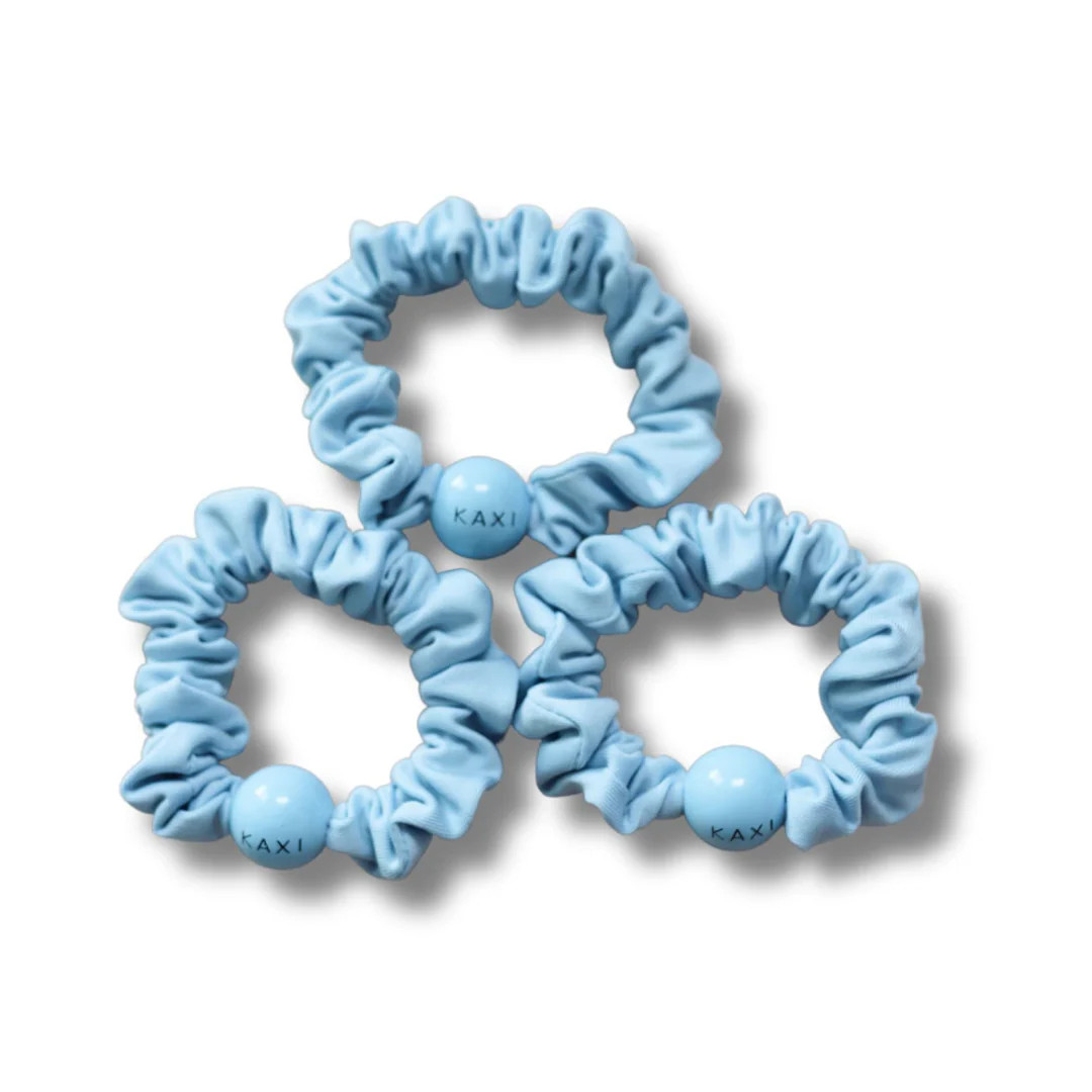 KAXI - 3 Pack Power Scrunchies Hair Ties | 28 Litsea
