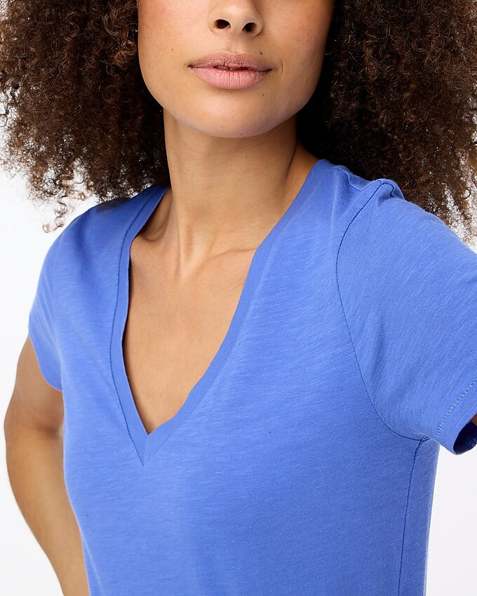Vintage slub cotton V-neck tee | J.Crew Factory