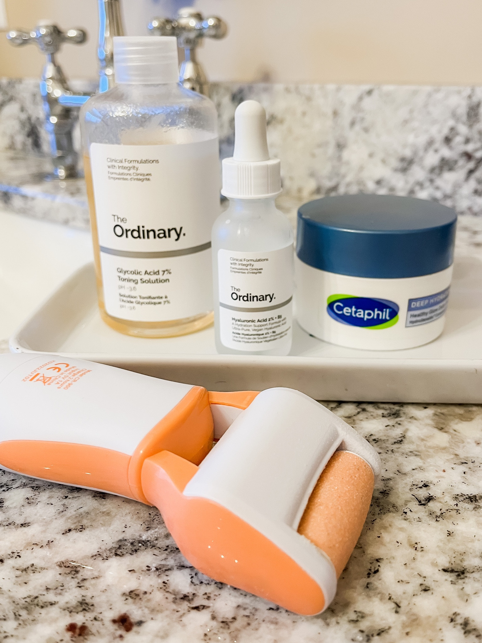 Heal your cracked, dry winter feet.  Use callus remover, apply glycolic acid, apply hyaluronic acid and follow up with cetaphil moisturizer.  Cracked heels, winter feet, dry feet, cracked skin, foot care, callus remover, skin repair 

#LTKSeasonal #LTKbeauty