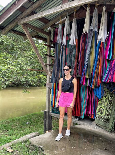 Sightseeing in athleisure in Belize with Target and Lululemon. Size up in tank sports bra and down in shorts. Quay sunglasses BOGO  for Labor Day #ltksalealert #competition 



#LTKstyletip #LTKfit #LTKtravel