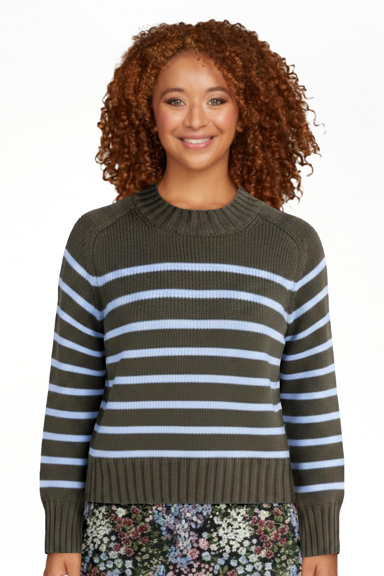 Free Assembly Women's Cropped Mock Neck Cotton Sweater, Midweight, Sizes XS-XXL | Walmart (US)