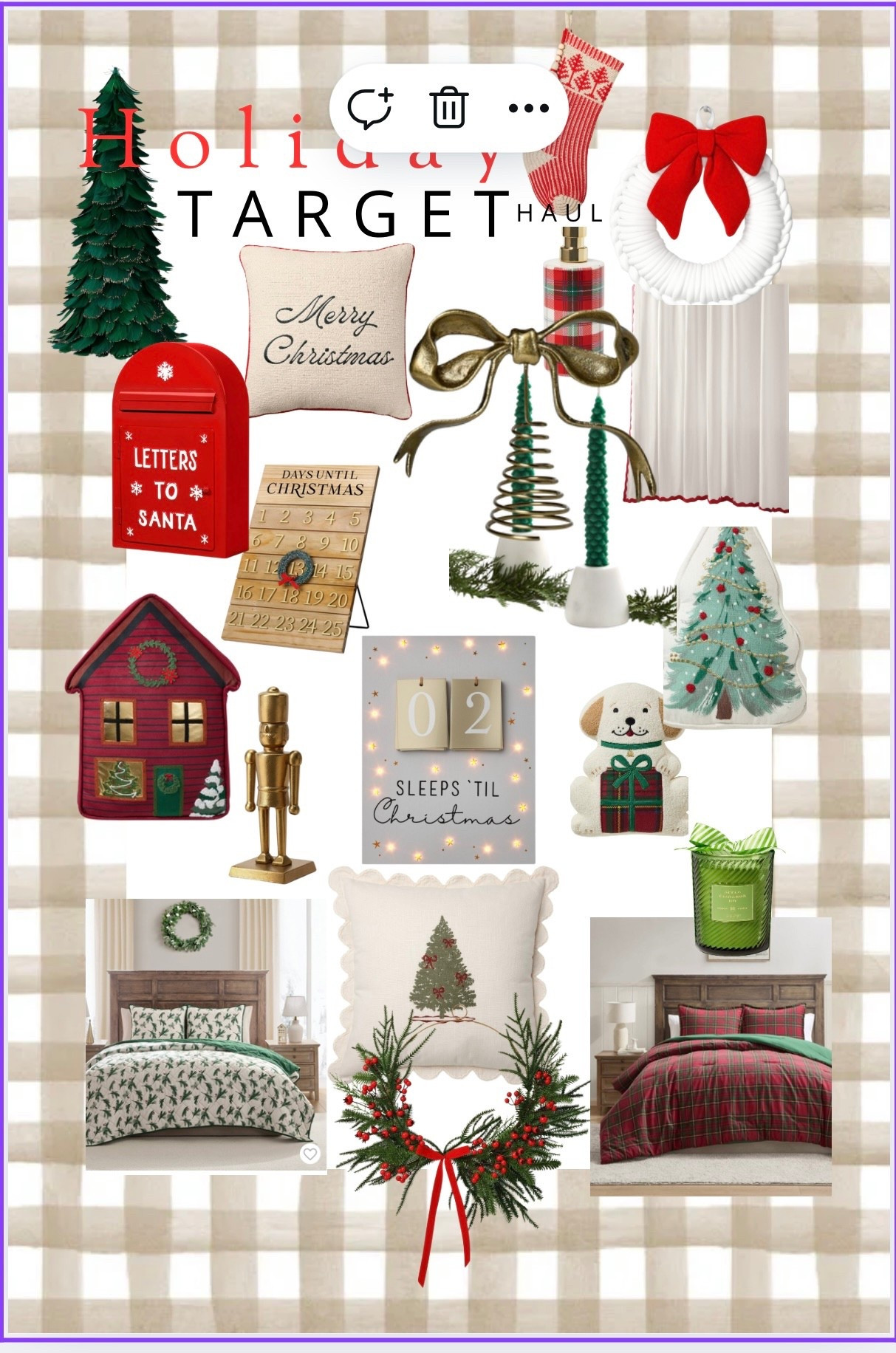 Target Christmas decor gets me every year!! My favorite items is the gold bow tree topper!

#LTKSeasonal #LTKHoliday