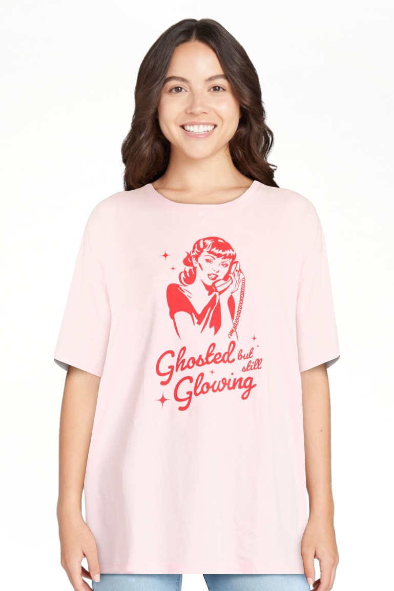 Valentine's Day Women's Glow Up Graphic Tee from Way to Celebrate, Sizes S-XXXL | Walmart (US)