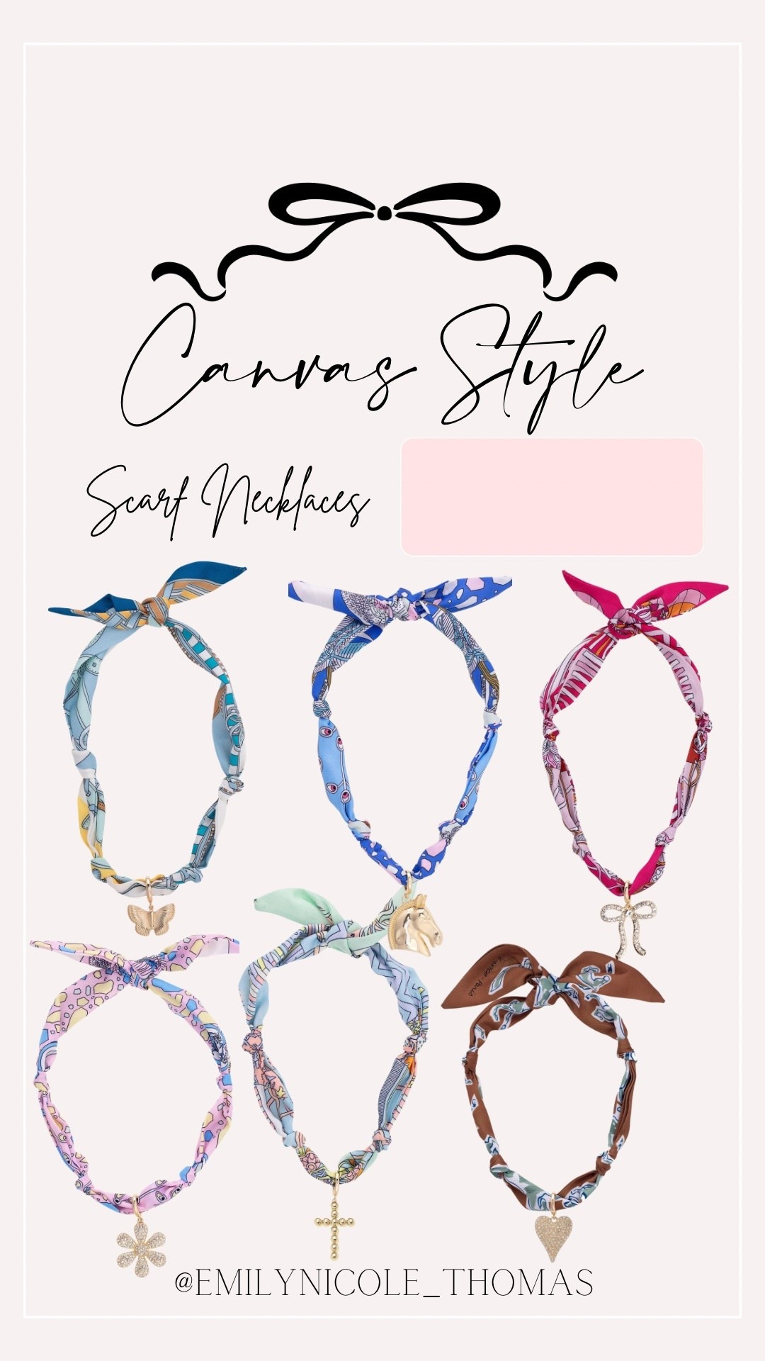 Scarf Necklaces 🩷💜🩵

Canvas Style, scarf necklaces, charm necklaces, charms, southern charm, sophisticated style, & southern style

#LTKStyleTip #LTKFindsUnder100 #LTKTravel