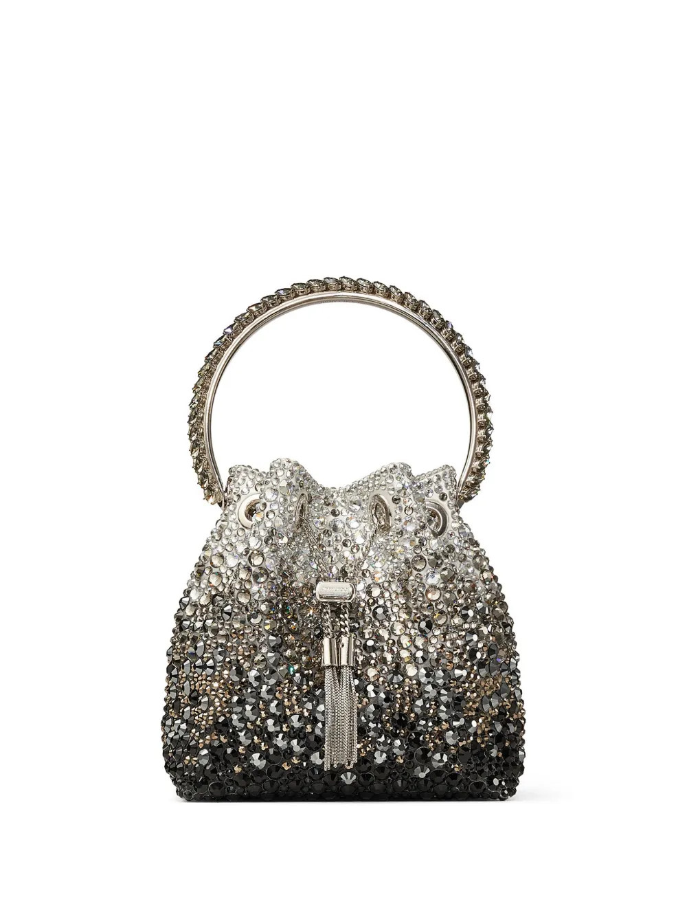 Jimmy Choo Bon Bon crystal-embellished Shoulder Bag | Black | FARFETCH IN | Farfetch Global
