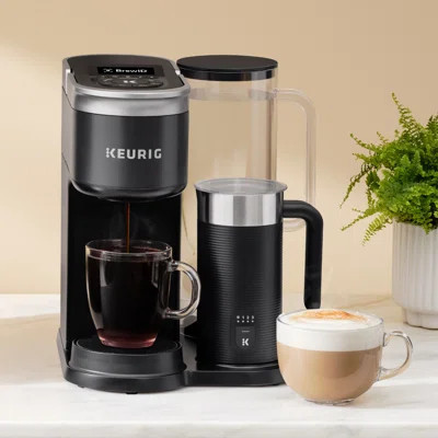 Keurig K-Cafe SMART Single Serve K-Cup Pod Coffee, Latte And Cappuccino Maker, Black | Wayfair North America