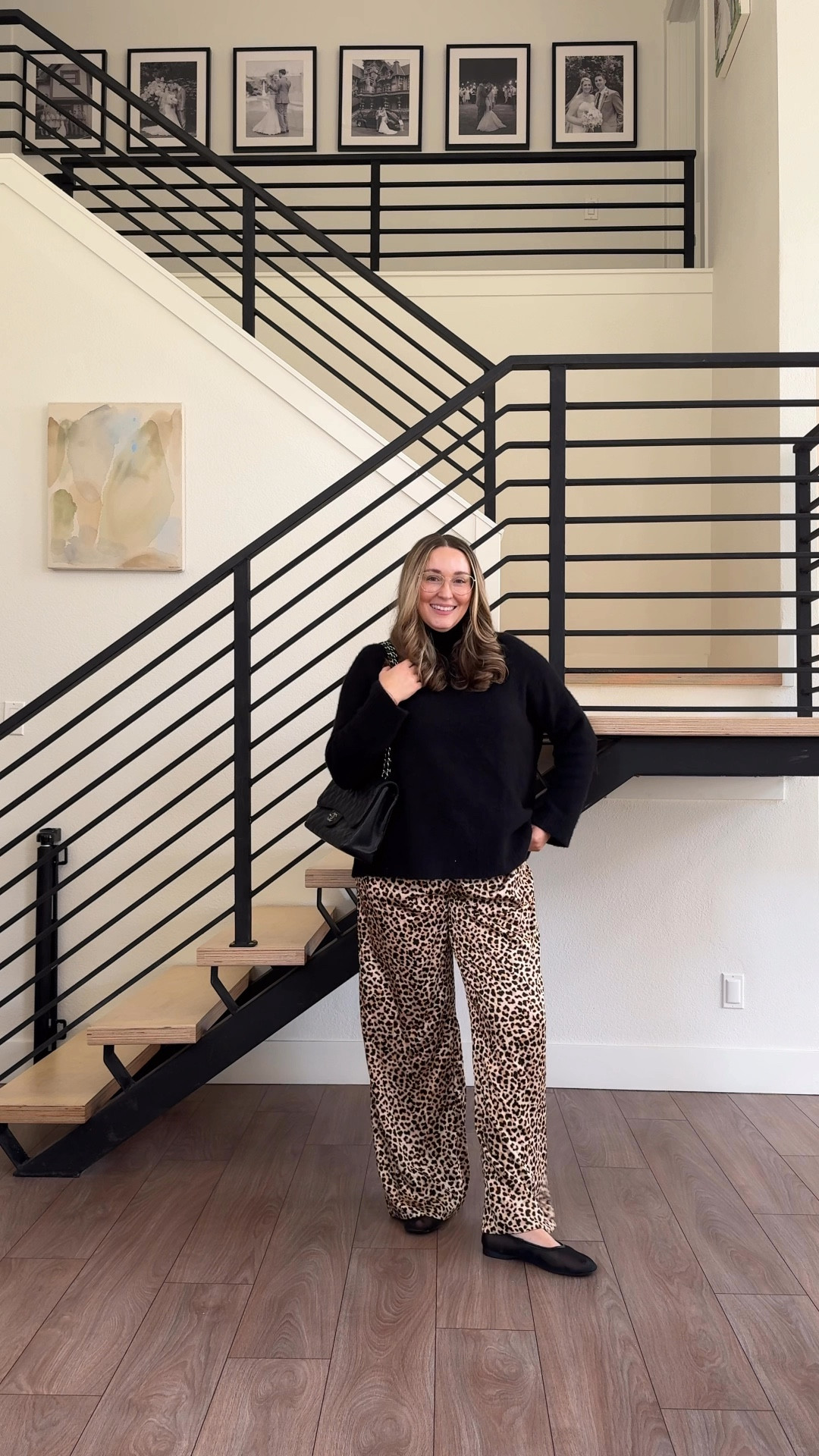 A high/low outfit. Leopard pants and mesh shoes are under $30, paired with a cashmere sweater I pulled out for it’s third season.

#LTKMidsize #LTKStyleTip #LTKSaleAlert