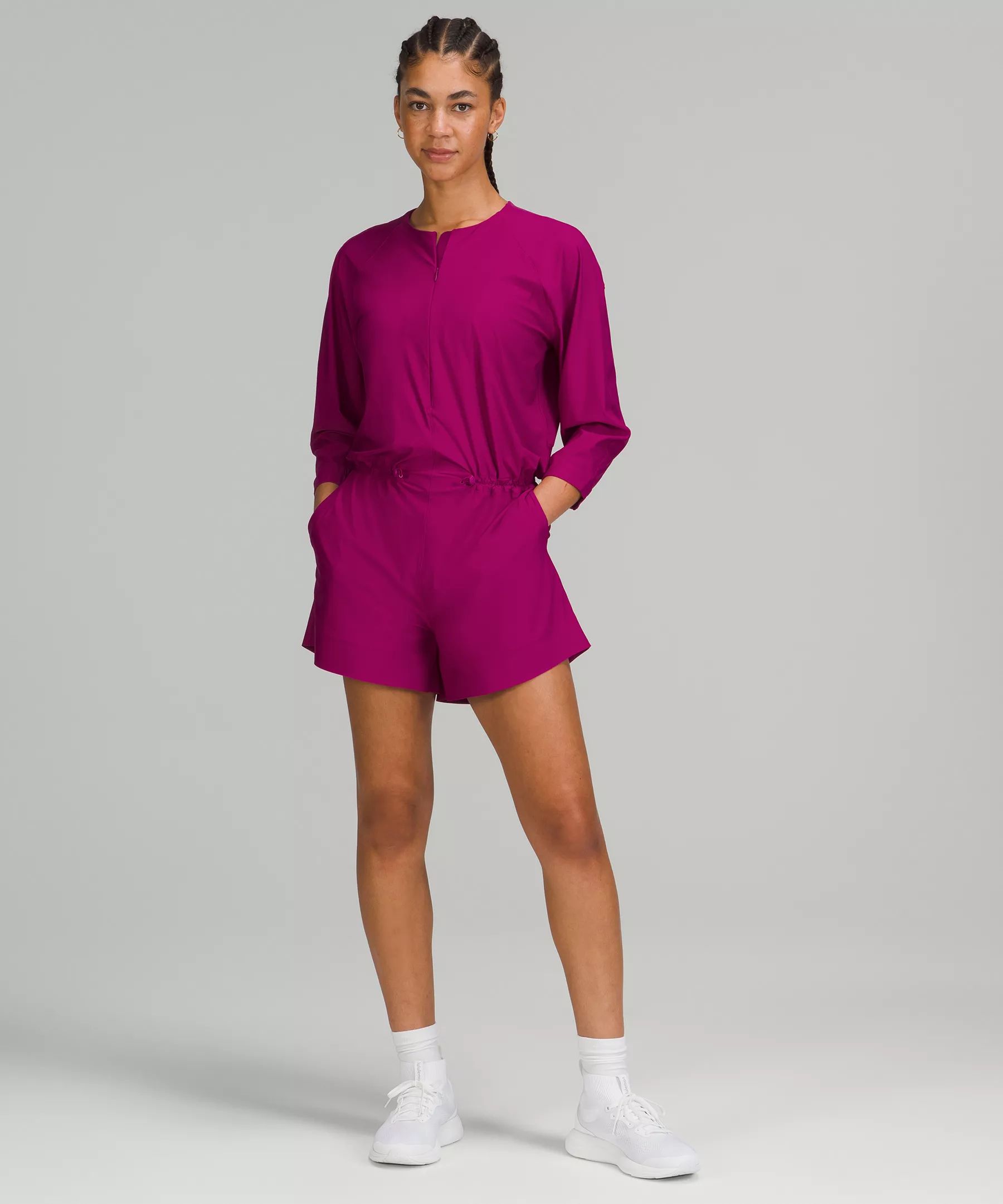 High Neck UVP Zippered Romper | Lululemon (US)