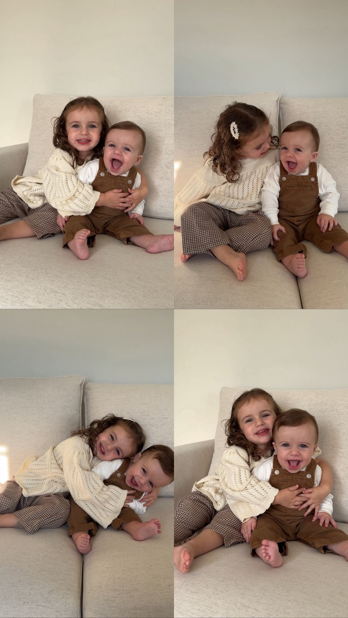 Isla’s outfit is from a small UK shop called Minnie & Monty 🤎