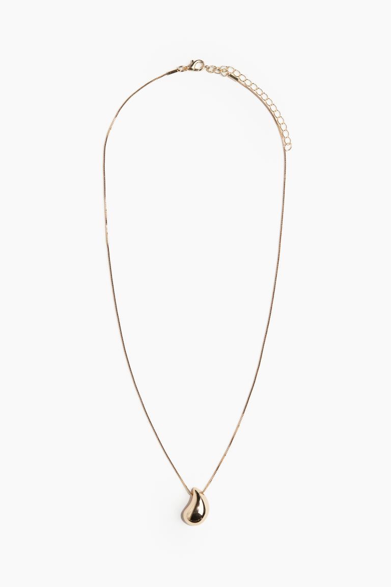 Long Pendant Necklace - Gold-colored - Ladies | H&M US | H&M (US + CA)