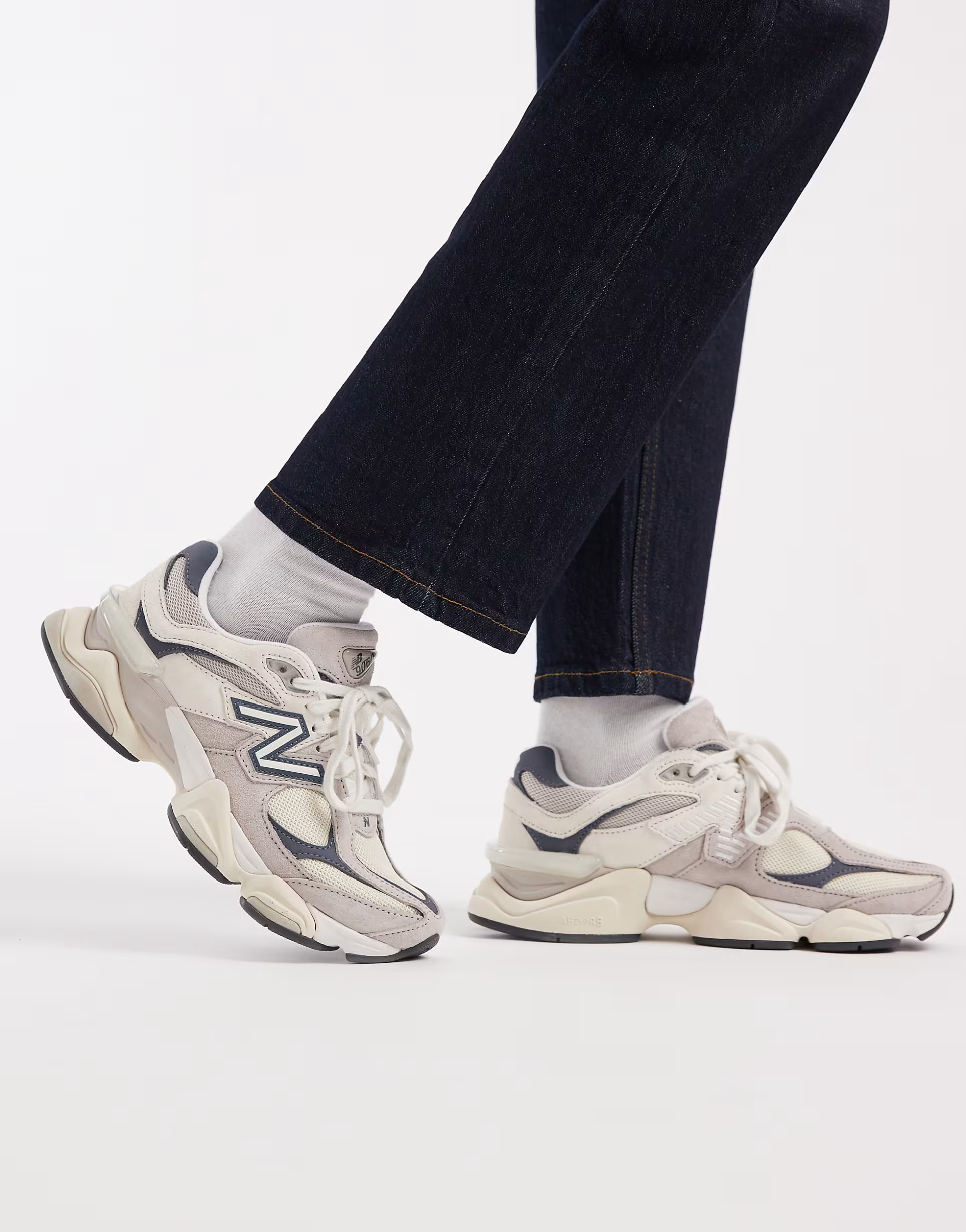New Balance 9060 trainers in moonrock and navy | ASOS (Global)
