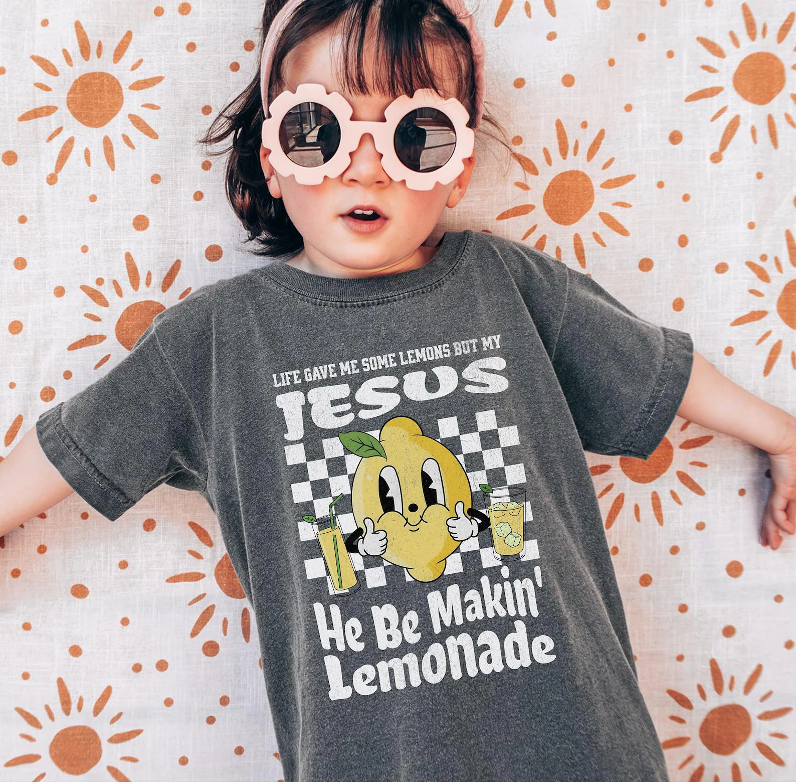 Christian Kids T-Shirt, Life Gave Me Some Lemons But My Jesus He Be Makin' Lemonade Shirt, Funny ... | Etsy (Global)