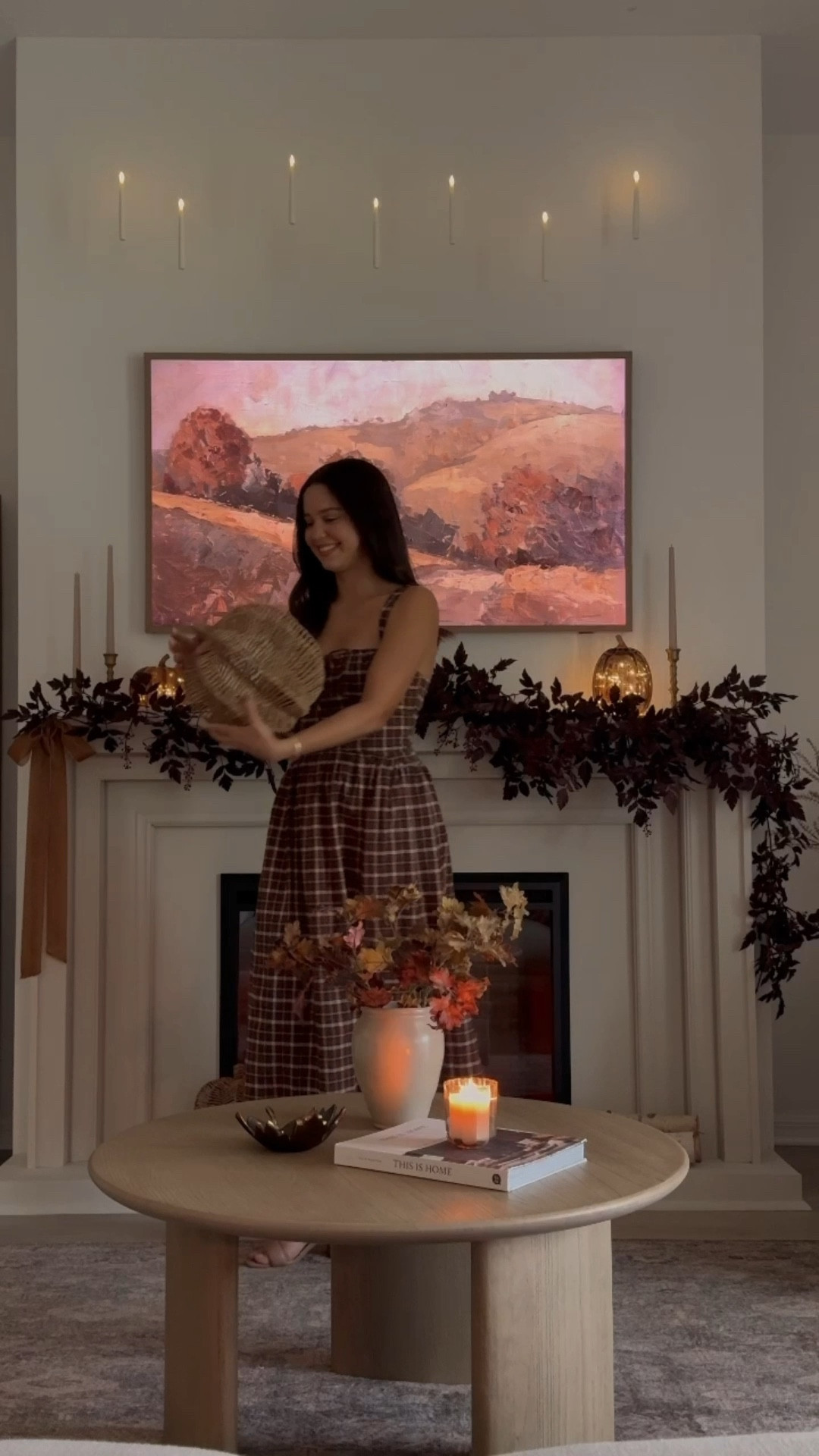 Fall mantel reveal! 🍂 

I’ve been so excited to decorate and share this year’s mantel with you now that we have the new surround. I used the same garland from last year but gave it a new look by adding ribbon and draping it to one side of the mantel. I used two garlands to get this look and the ribbon from Michael’s. 

You can use code AFLORAL to get 10% off the garland. 🤎

#homedecor #homedecorating #homedecorideas #homestyling #falldecor #fallentrytable #fallconsoletable #fallentryway #autumn #autumndecor   

#LTKSeasonal #LTKHome