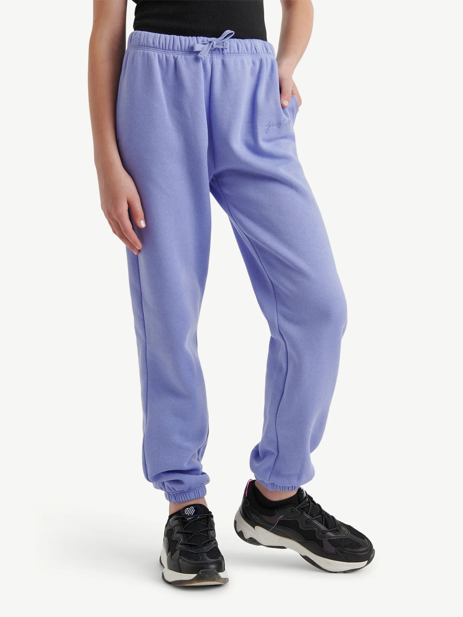 Justice Girls Basic Fleece Jogger, Sizes XS-XLP | Walmart (US)