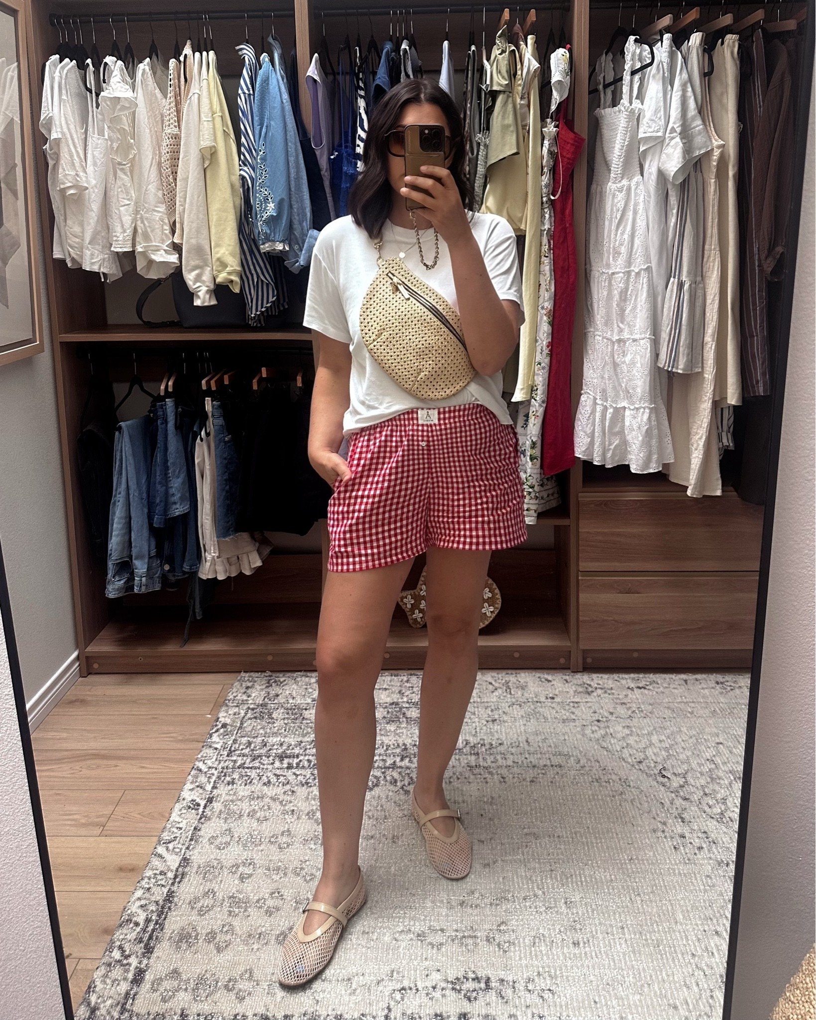 Been wearing these gingham boxer shorts since I got them! I’m in the large, nice relaxed fit.

PS: this gap shirt is a 2025 favorite and it looks good as new! I’m in the medium.