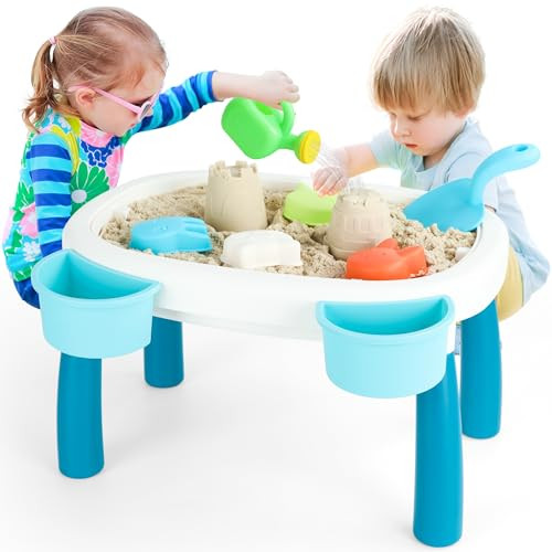 LUYE Toddler Water Table, Outdoor Toys Sand and Water Play Table Beach Toy for Kids Boys Girls, Sensory Activity Toy for Outdoor, Backyard Summer for Toddlers Age 2 3 4 5 6 7 8 9+ | Amazon (US)