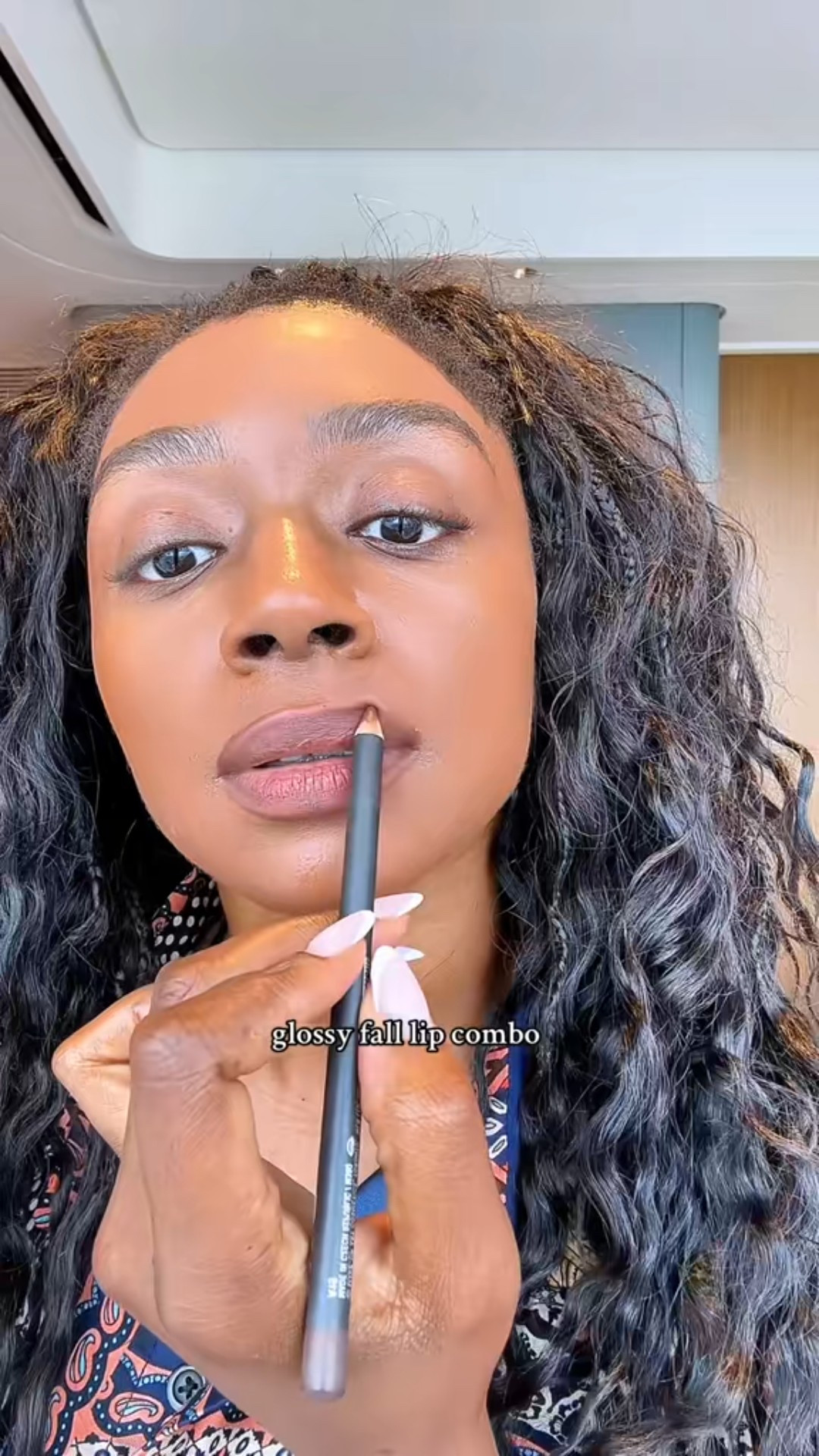 Glossy fall lip combo #lipcombo #darkskin #ltkbeauty #maccosmetics #kbeauty 