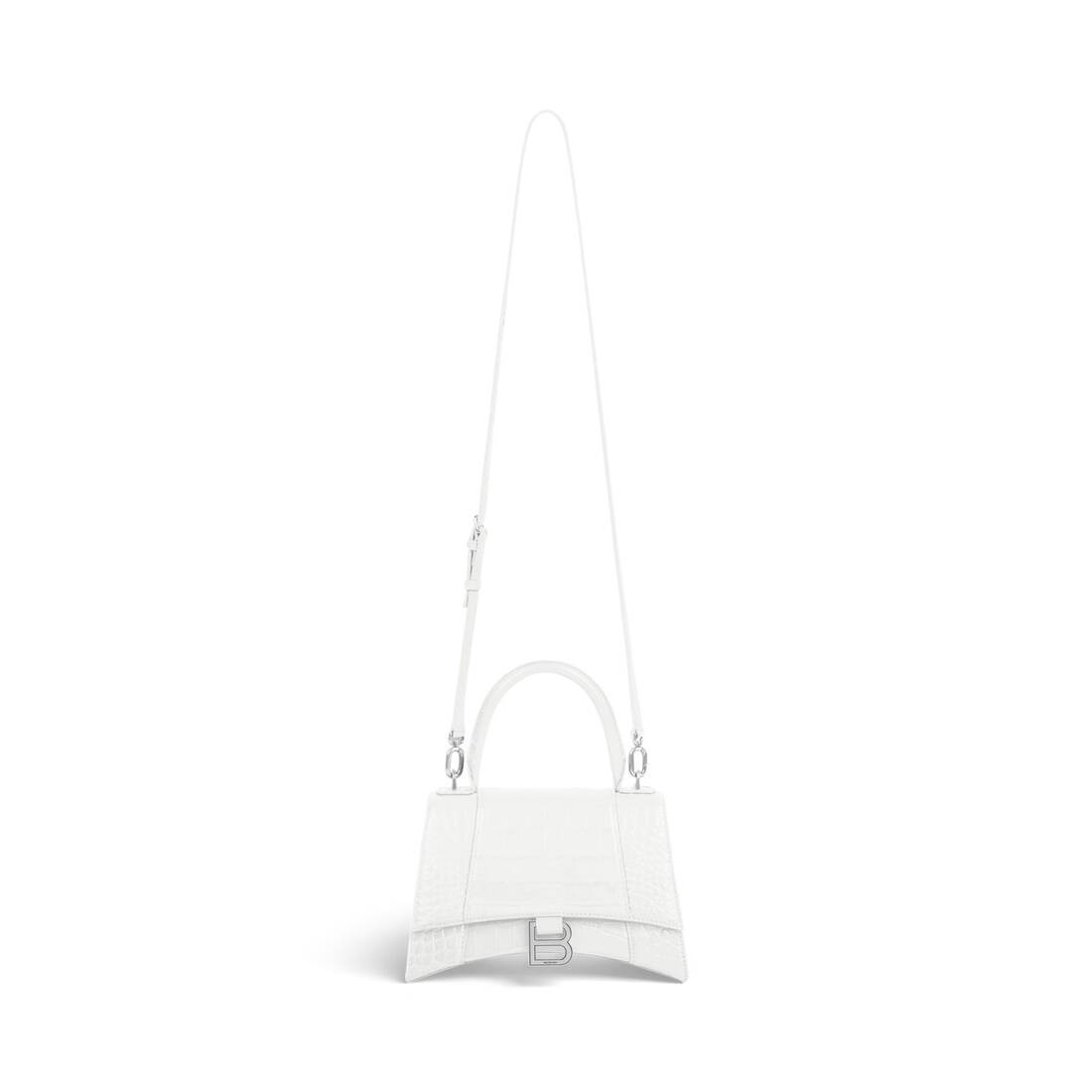hourglass small handbag crocodile embossed | Balenciaga
