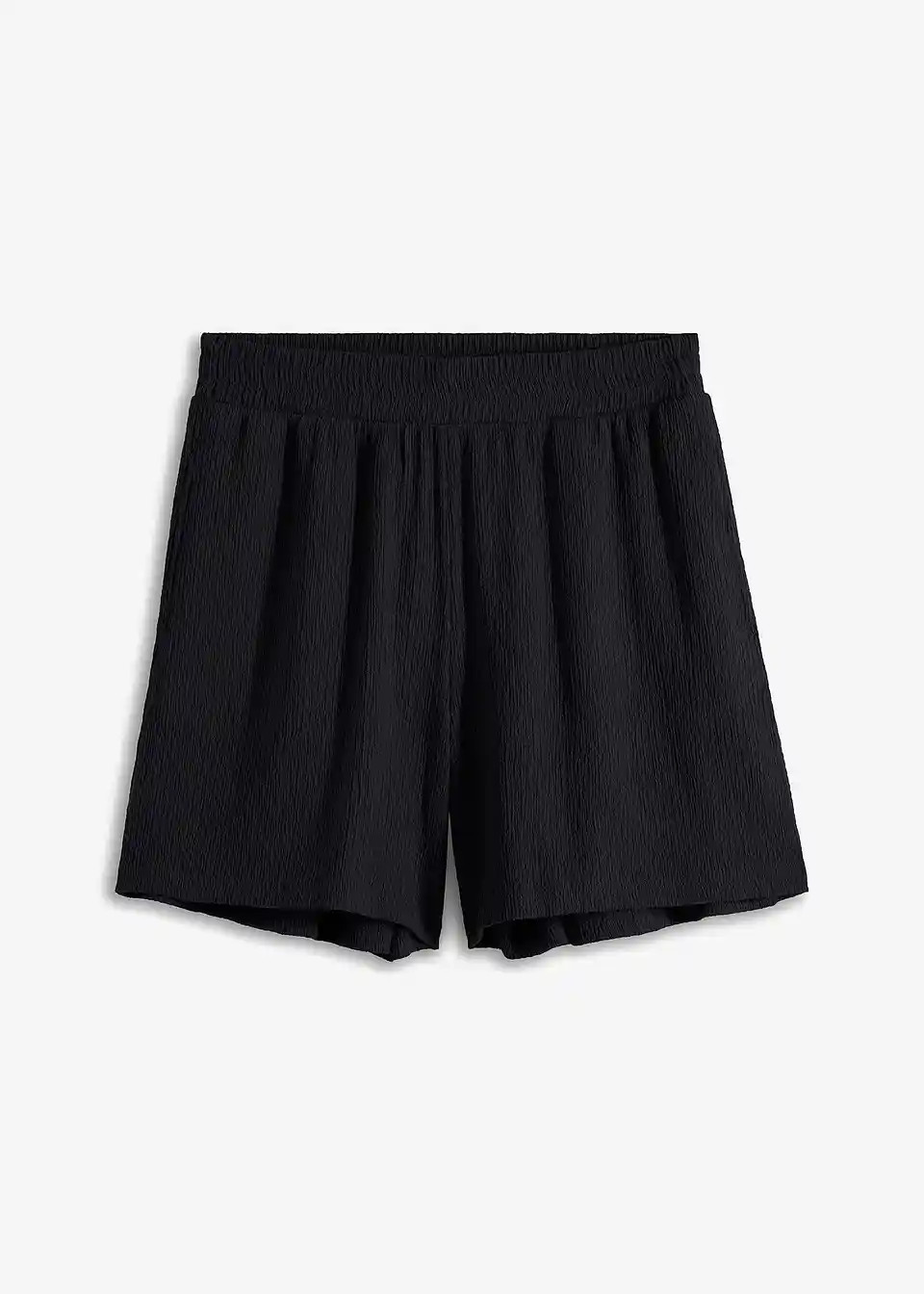 Schlupf-Shorts mit hohem Bund aus Strukturjersey | Bonprix DE