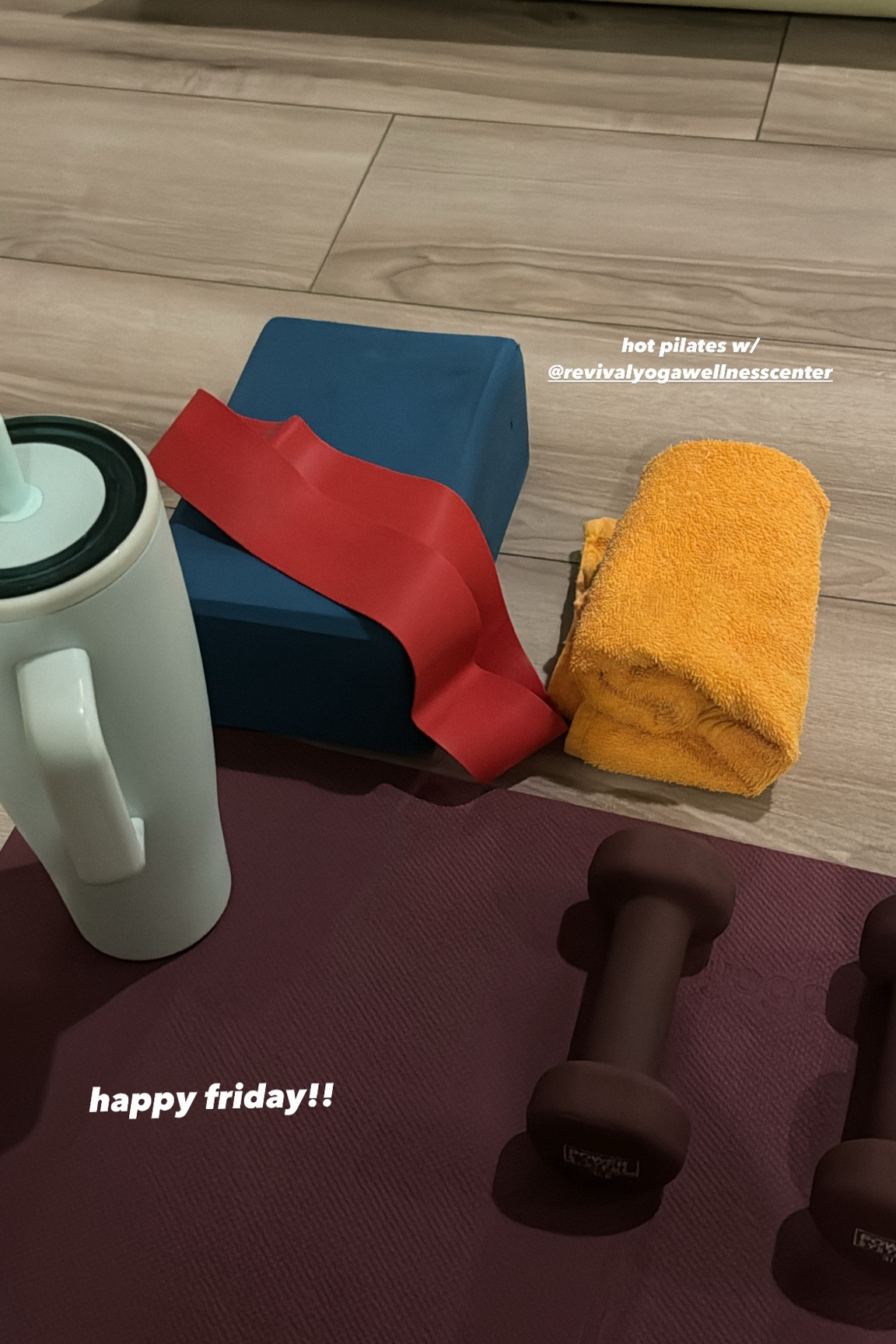 New fav yoga mat!! Comes with a strap too. Perfect for any yoga, pilates, even heated classes! 

#LTKFindsUnder50 #LTKActive #LTKFitness