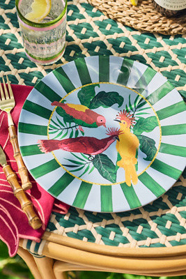 Farm Rio x Anthropologie Melamine Dinner Plates, Set of 4 | Anthropologie (US)
