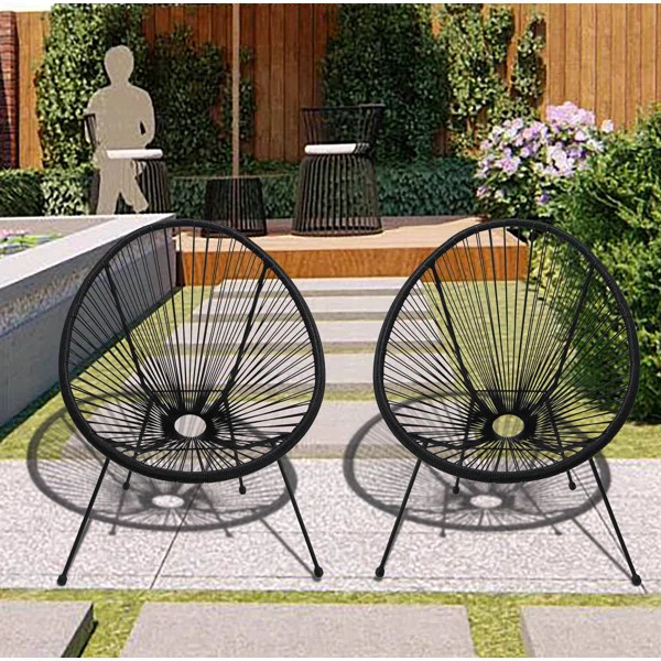 Holzman Patio Chair (Set of 2) | Wayfair North America
