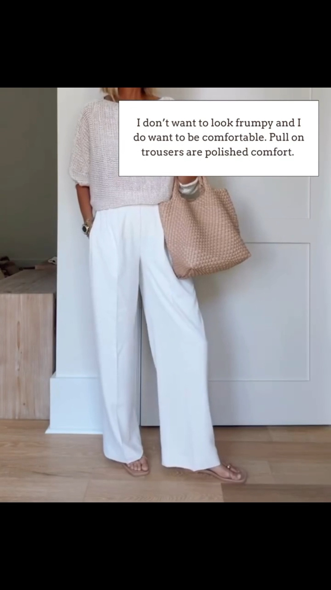 Pull on trousers for polished comfort 🙌🏻🙌🏻

#LTKootd #LTKdayinmylife #LTKOver40