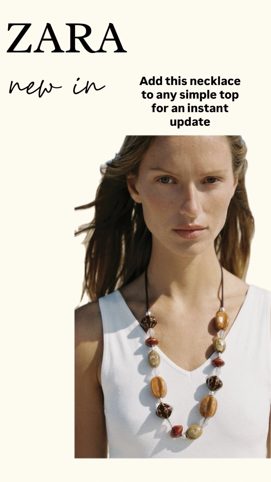 A statement piece to add interest and texture to any simple basic x