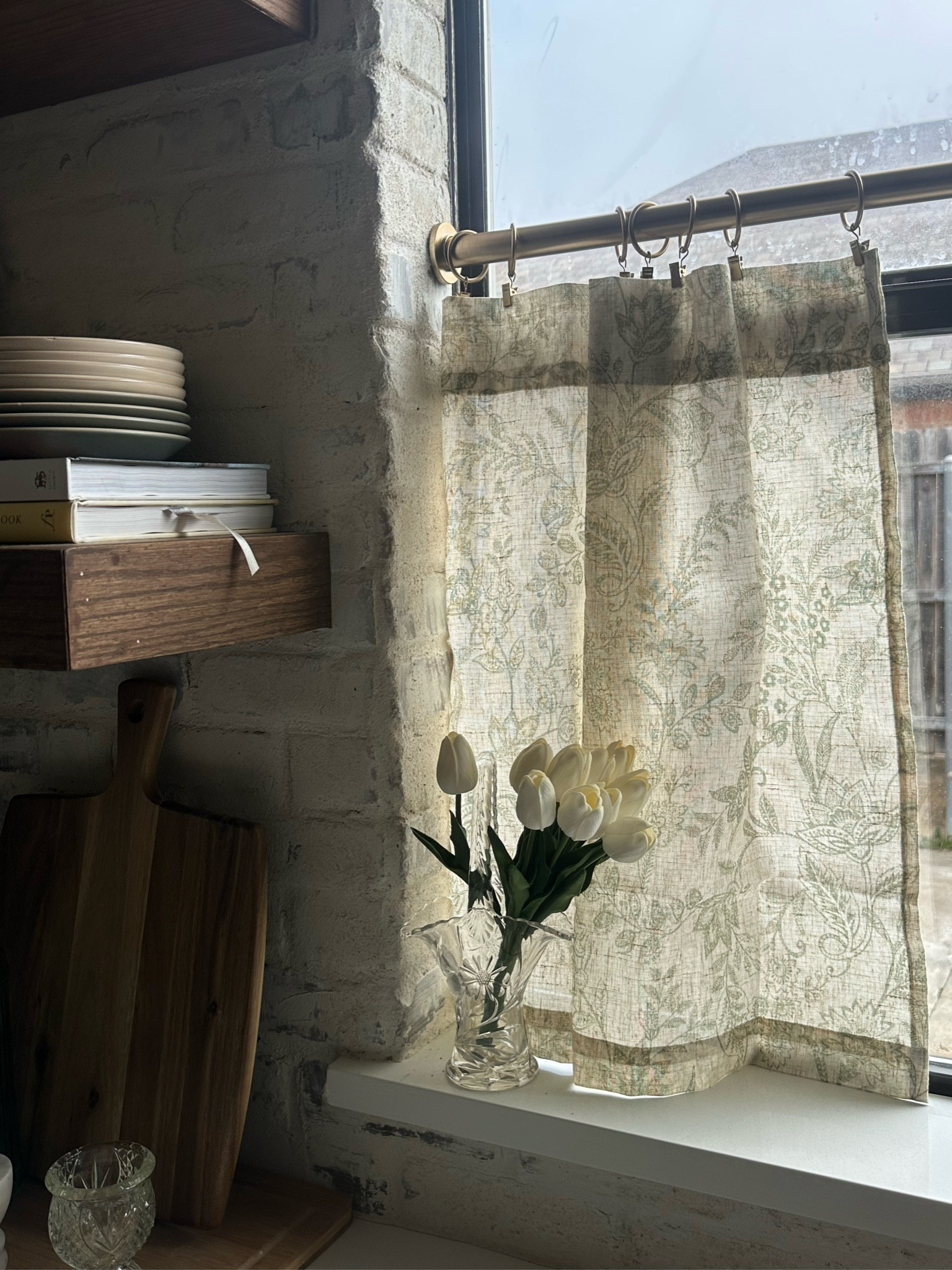 Cottage core aesthetic kitchen decor!! Vase is thrifted :) 💚

#LTKStyleTip #LTKHome