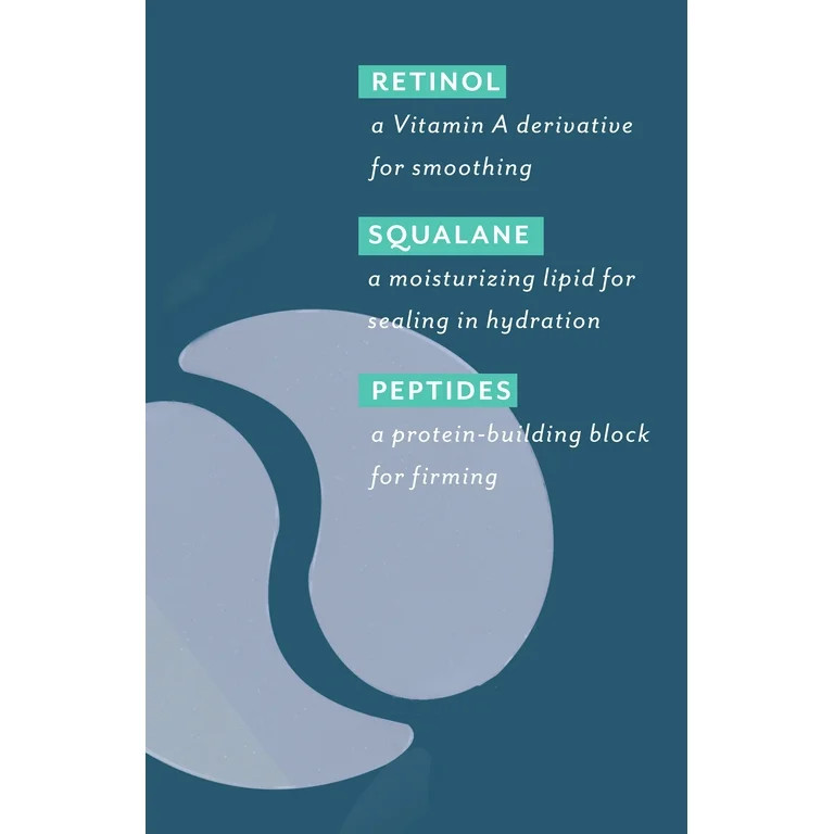 Patchology FlashPatch Restoring Night Under Eye Face Mask Gels, Single Pack | Walmart (US)