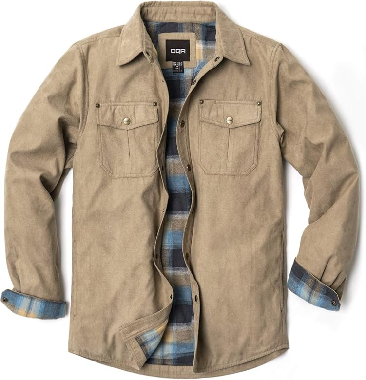 Flannel Lined Shirt Jacket, Gift guide for him, gift guide him, holiday gift guide for him | Amazon (US)