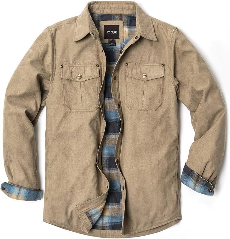 Flannel Lined Shirt Jacket, Gift guide for him, gift guide him, holiday gift guide for him | Amazon (US)