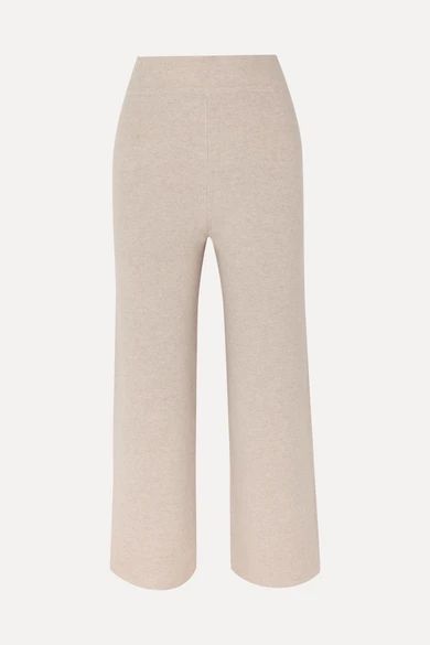 Cropped cashmere straight-leg pants | NET-A-PORTER (UK & EU)