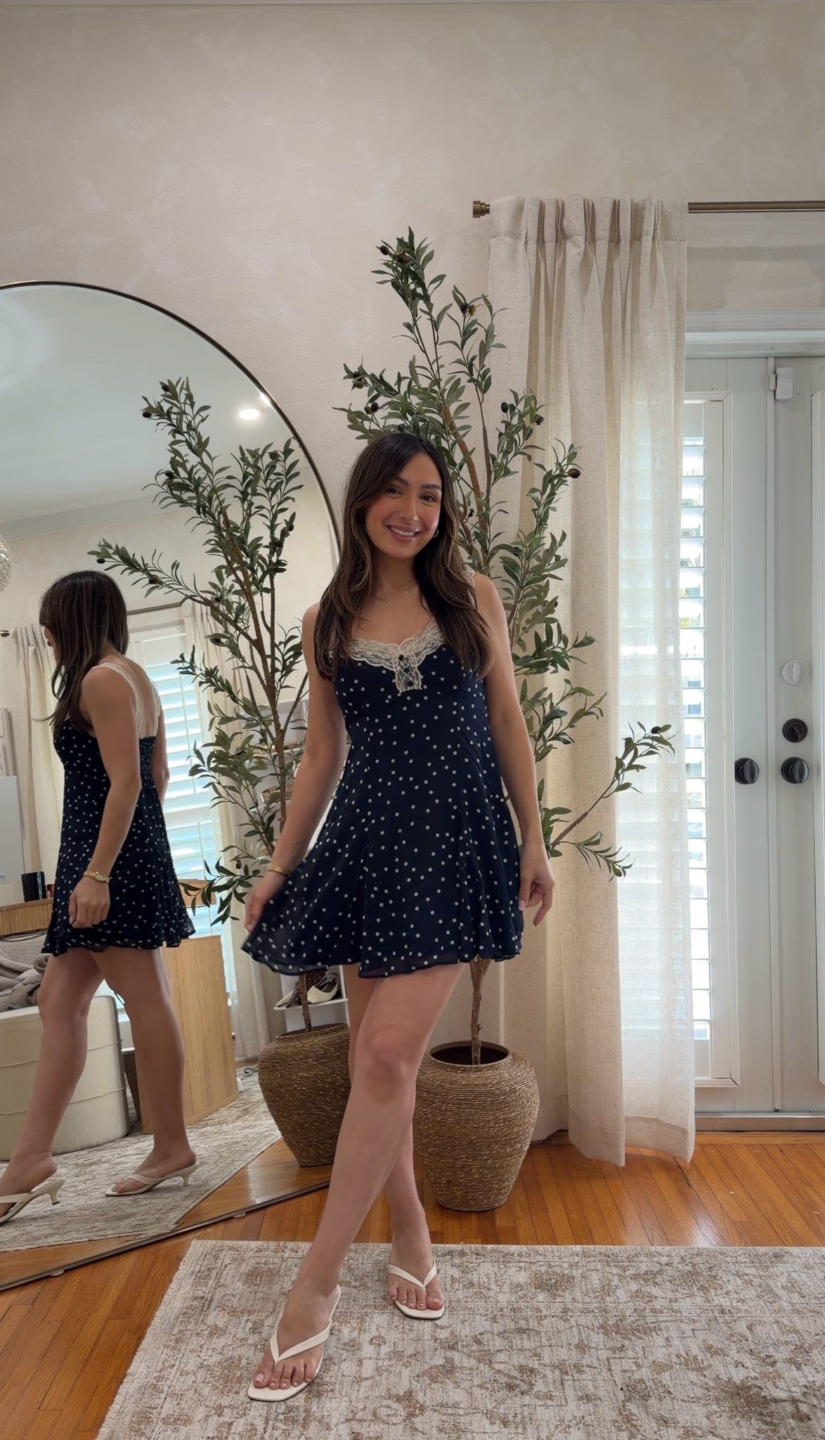 This dress is SO cute on. The lace trim and polka dots make it feel really feminine and the fit is super flattering. Perfect for spring  & summer!! ☀️ 25% off with code AFLTK.

#LTKootd #LTKPetite