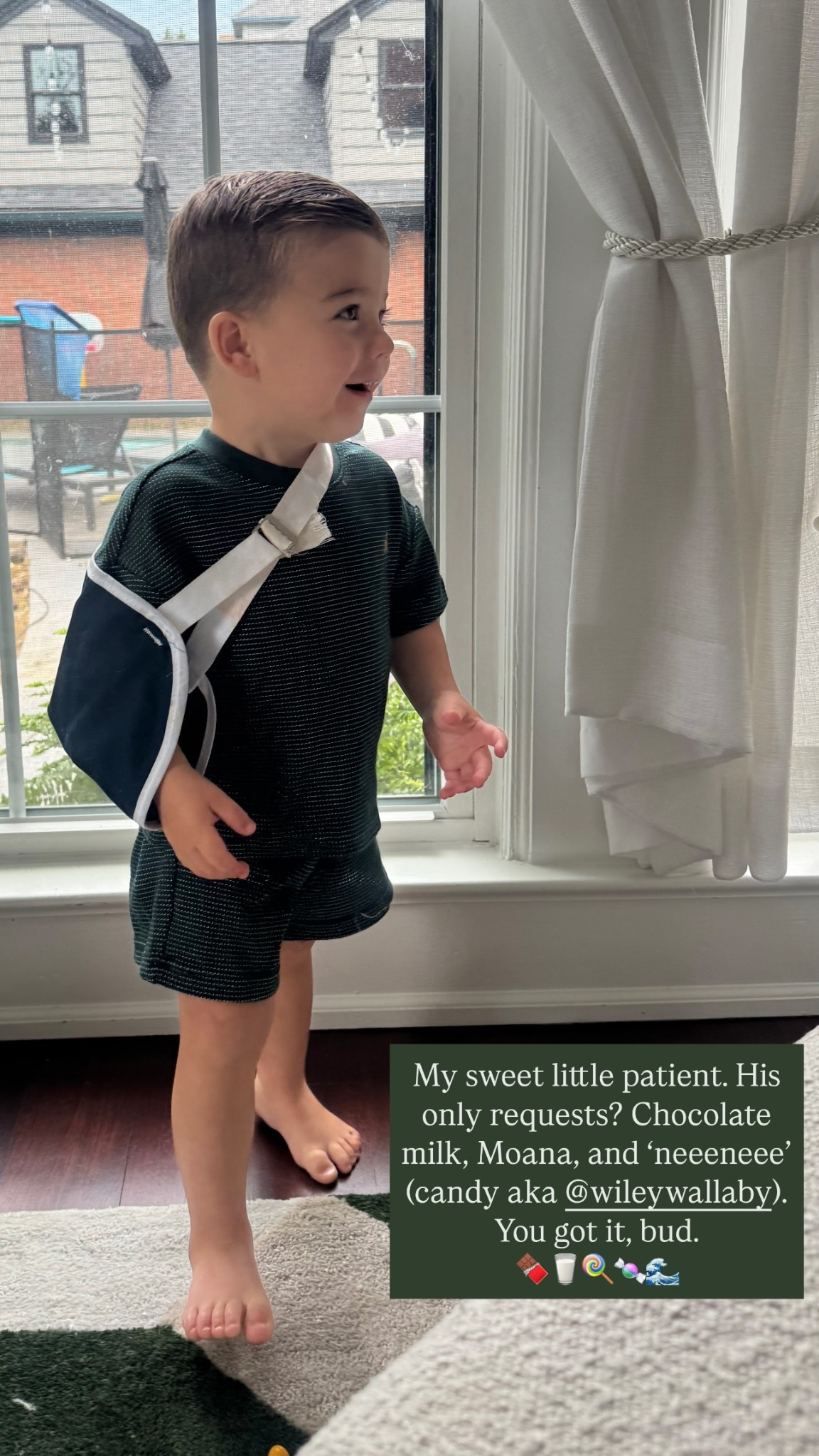 Conrad wearing 2T in matching set. Sling not included 😆😢

#LTKStyleTip #LTKKids #LTKSeasonal