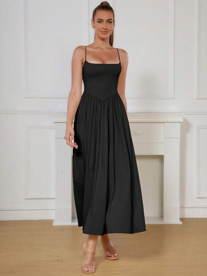 Solid Cami Dress | SHEIN