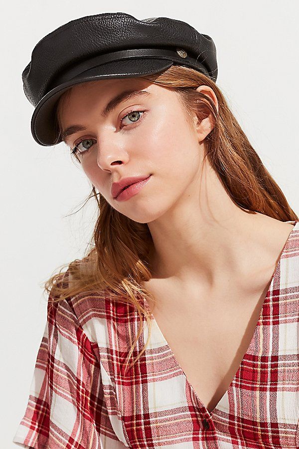 Brixton + UO Fiddler Faux Leather Fisherman Hat - Black XS at Urban Outfitters | Urban Outfitters (US and RoW)