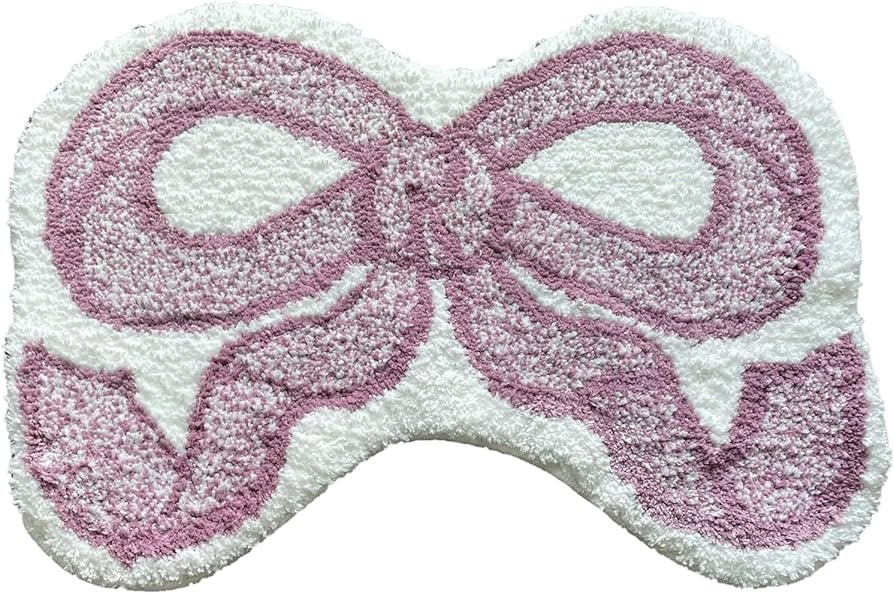 Bow Rug - Bow Shaped Rug - Handmade & Premium- 30in (75cm) - Uno Reverse Rug - Designer Rugs - Ae... | Amazon (US)