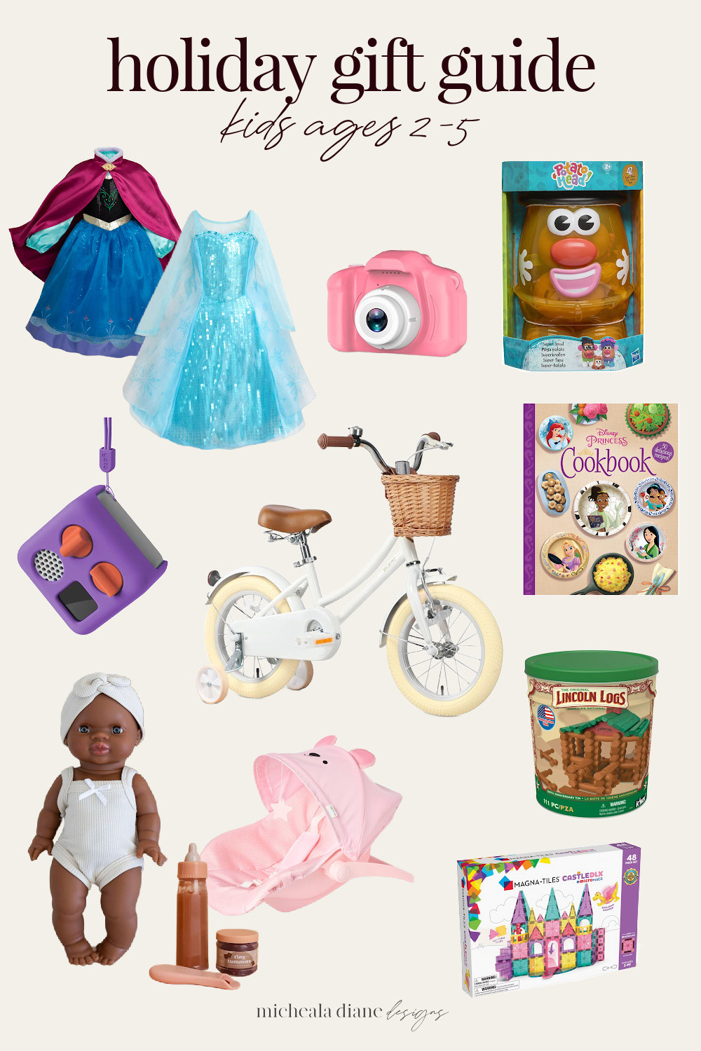 The best toddler gifts your little one will reach for again and again! Christmas gift ideas for preschool girls aged 2-5.  Kids vintage bike, dress up clothes, birthday gifts for preschoolers. 

 #LTKGiftGuide #LTKKids #LTKFamily