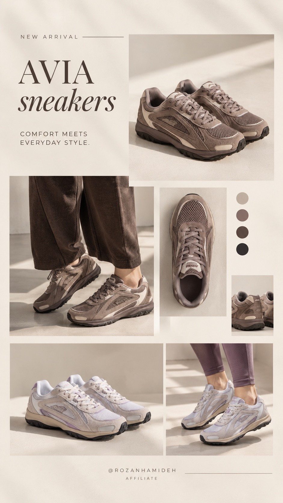 These Avia sneakers 👟🤎 I got the brown pair and they’re true to size! They’re intended for slimmer/narrower feet, so keep that in mind if you have wider feet. Comfy, cute & under $30! ✨

#LTKmomlife #LTKActive
