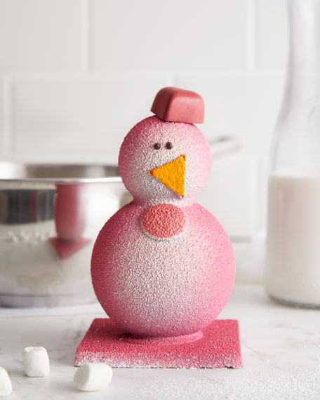 Kate Weiser Chocolate Carla the Peppermint Drinking Chocolate Snowman | Neiman Marcus