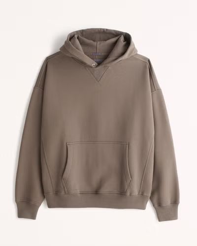 Men's Essential Premium Heavyweight Popover Hoodie | Men's | Abercrombie.com | Abercrombie & Fitch (US)