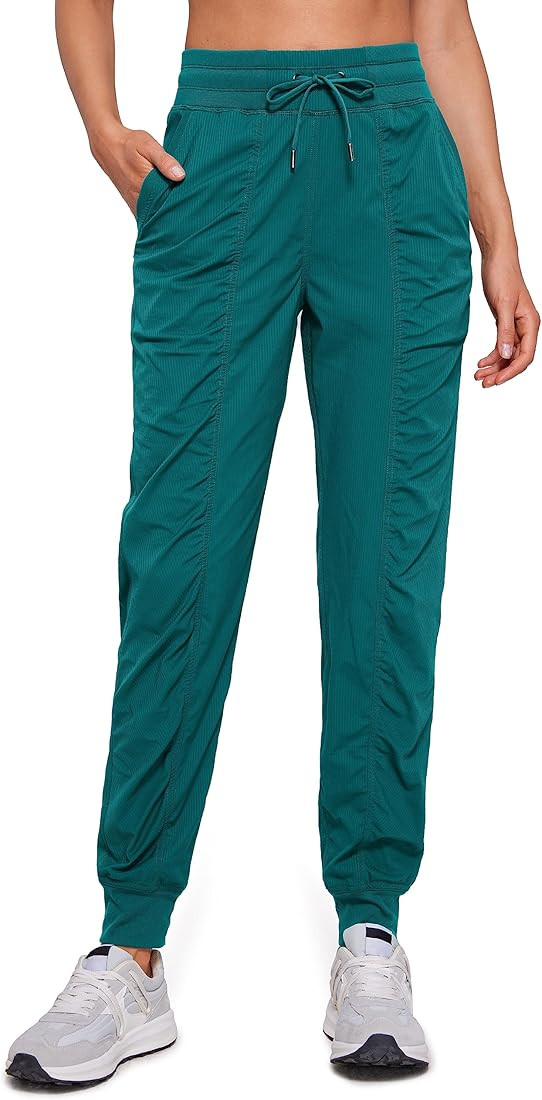 CRZ YOGA Lightweight Workout Joggers for Women, High Waisted Outdoor Running Casual Track Pants w... | Amazon (US)