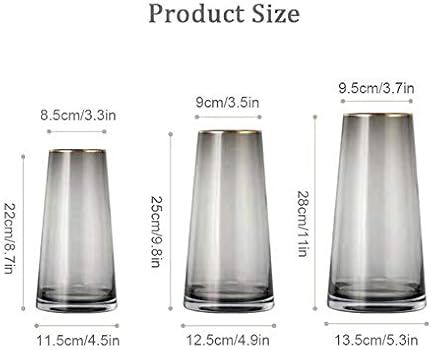 Ins Modern Crystal Clear Glass Vase for Table,Kitchen,Office,Living Room,Wedding Decoration(Cryst... | Amazon (US)