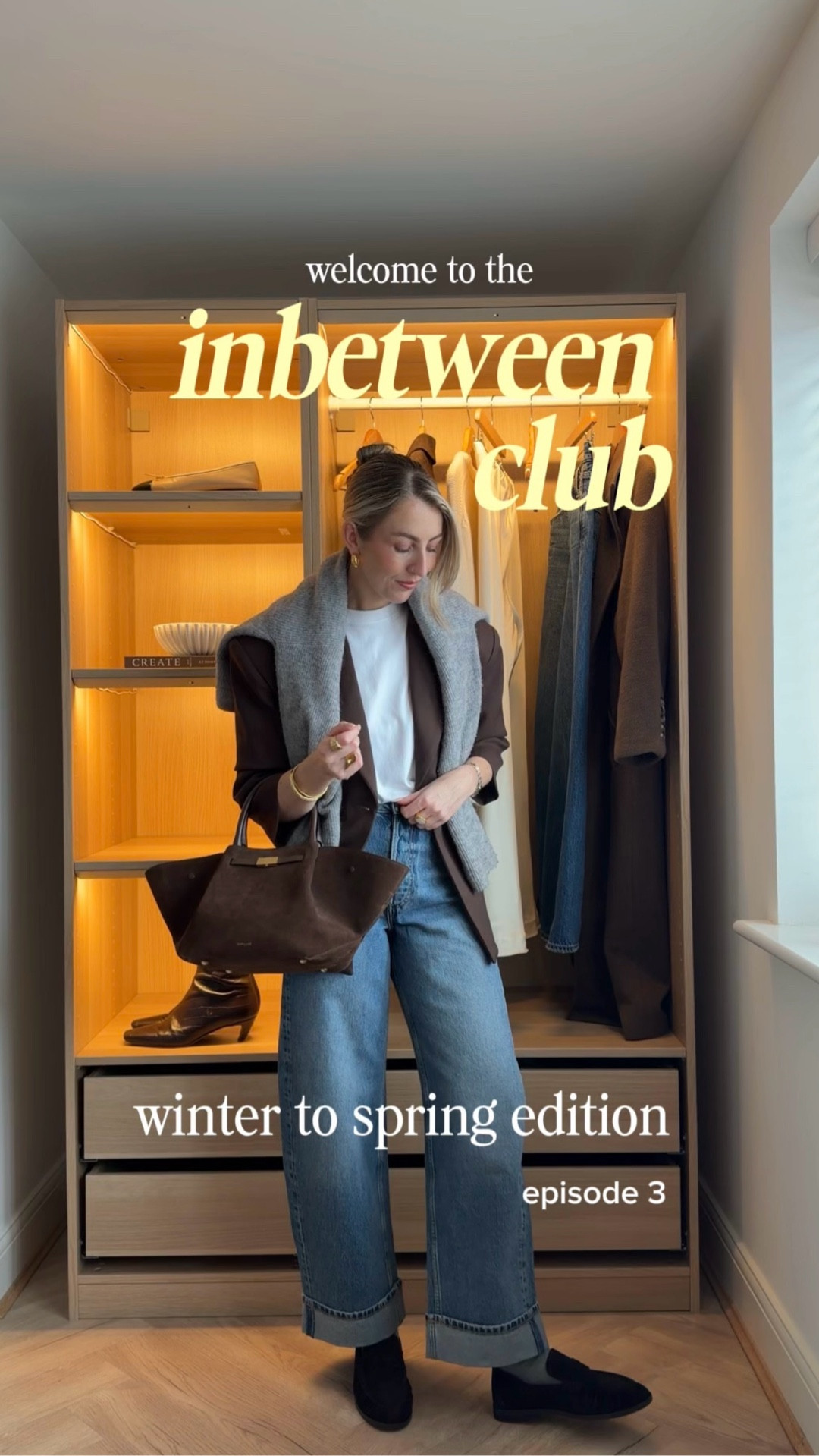 The In-Between Club 🤍 — episode 3

Transitional dressing isn’t about changing everything.
It’s about swapping the right pieces. My go to base is jeans and a white tee — but switching the heavier layers for something lighter like a blazer. As well as switching the boots to a pair of loafers. 

No new outfits, just small adjustments that make sense for the weather 👏🏻 

#brownblazer #browncoat #barrellegjeans #demellierbag #suedeloafer

#LTKspring #LTKstyletip #LTKuk