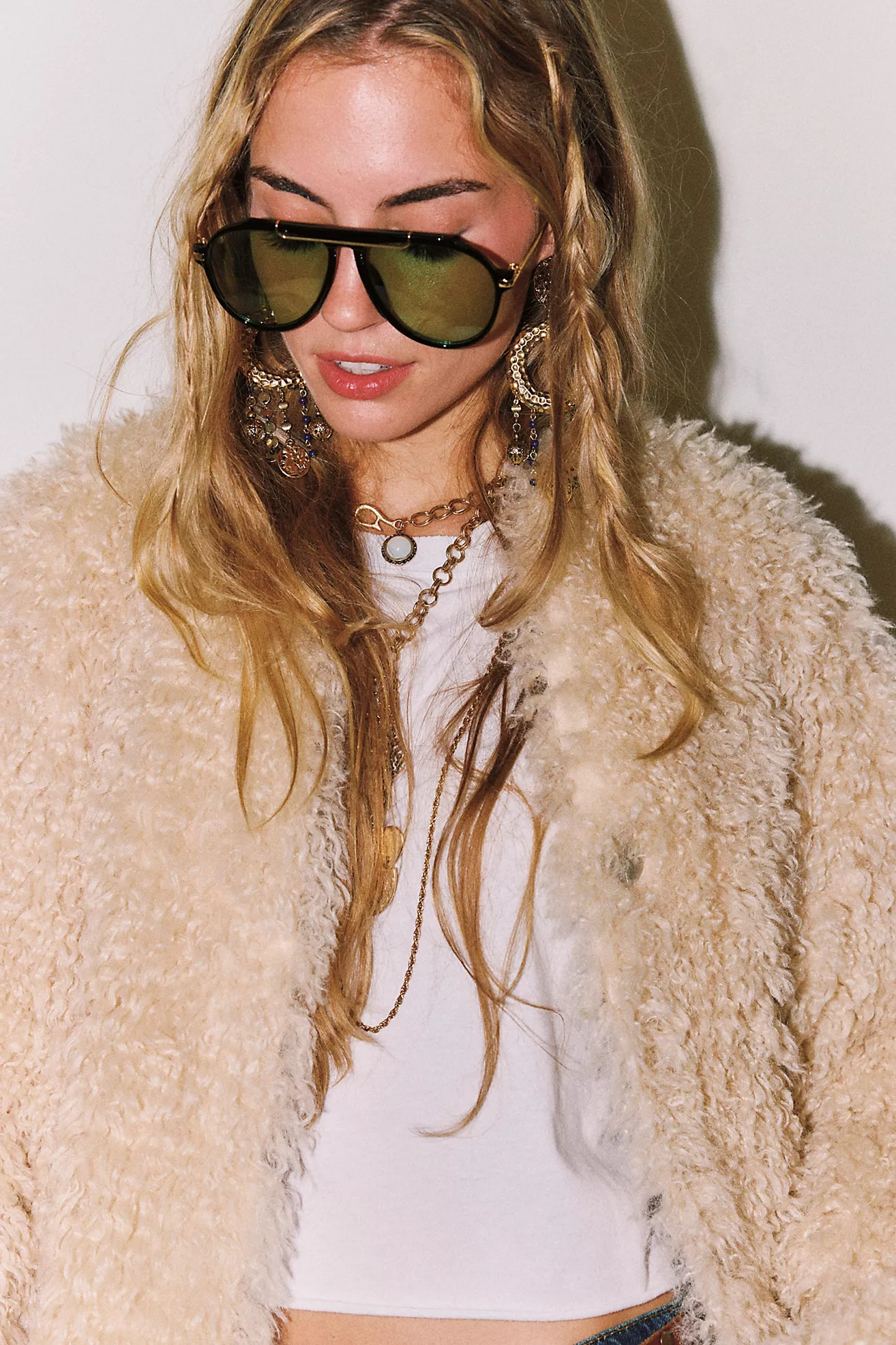 Ventura Oversized Aviator Sunglasses | Free People (Global - UK&FR Excluded)