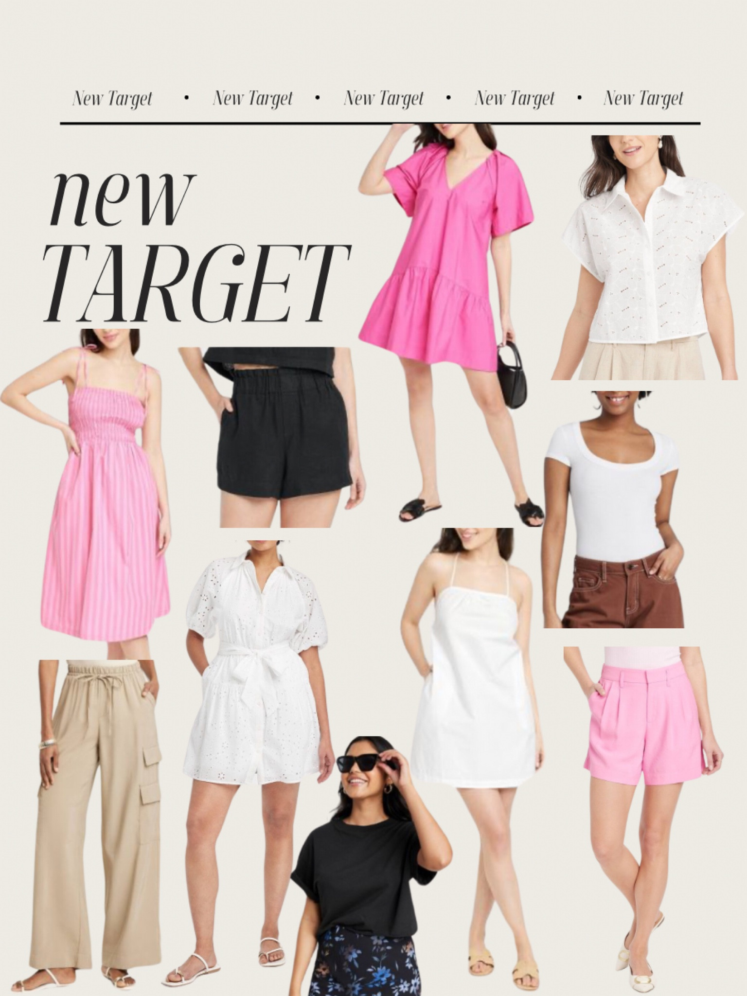 New Target arrivals! Spring @targetstyle! Spring dresses, shorts, linen pants, eyelet dress, eyelet top. 

#LTKfindsunder50 #LTKfindsunder100